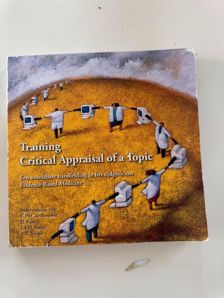 Training Critical Appraisal - Evidence Based Medicine, Boeken, Studieboeken en Cursussen, Gelezen, HBO, Alpha, Ophalen