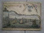 Prent Amsterdam IJ  / stadsgezicht, Ophalen of Verzenden