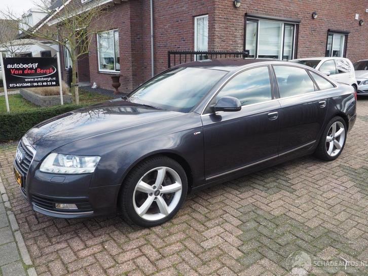 Audi A6 2.8 Fsi Quattro Pro line S Ketting Tikt (bj 2010), Auto diversen, Schadeauto's, Audi, Automaat, Benzine, Sedan, Zilver of Grijs