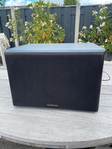 Set: Sonab subwoofer, centerspeaker en 2 bookshelfspeakers beschikbaar voor biedingen