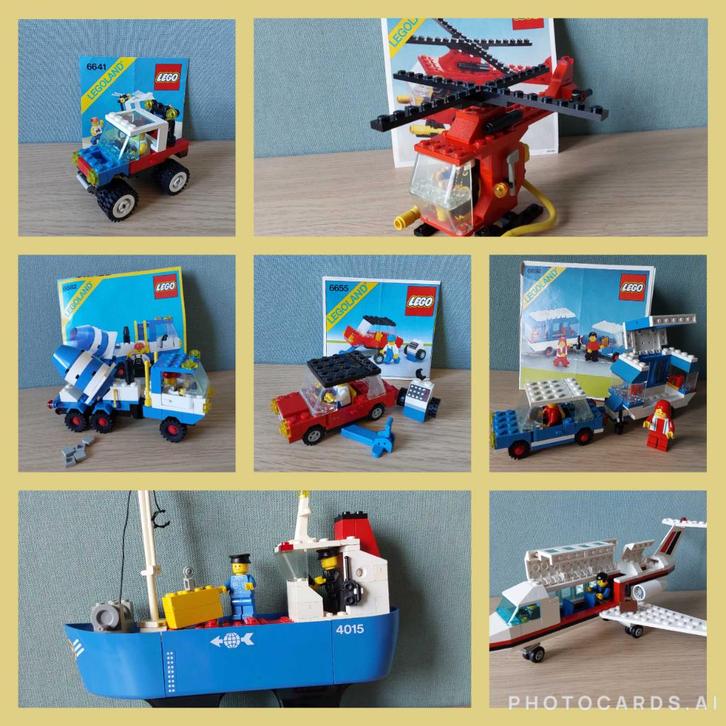 Diverse Lego Town sets (1978 - 1987), Kinderen en Baby's, Speelgoed | Duplo en Lego, Gebruikt, Lego, Complete set, Ophalen of Verzenden