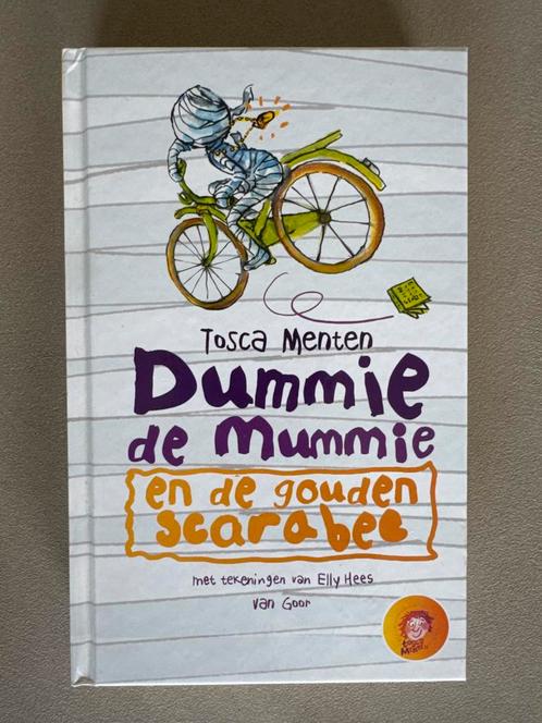 Dummie de Mummie en de Gouden Scarabee, Boeken, Kinderboeken | Jeugd | onder 10 jaar, Zo goed als nieuw, Fictie algemeen, Ophalen of Verzenden