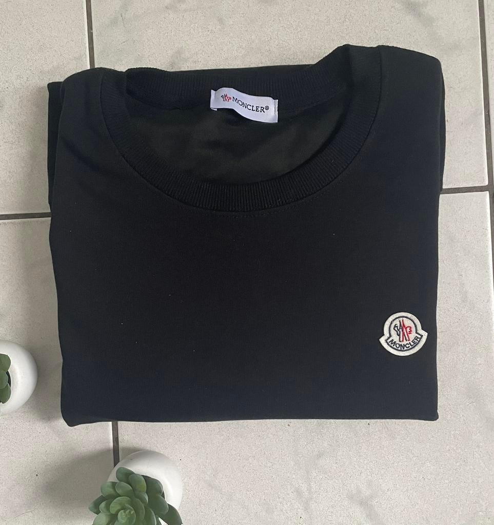 Moncler Sweater zwart, Kleding | Heren, Truien en Vesten, Zo goed als nieuw, Maat 52/54 (L), Zwart, Ophalen of Verzenden