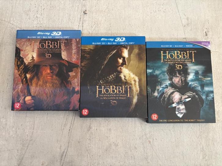 The Hobbit Trilogy 3D Blu Ray, Cd's en Dvd's, Blu-ray, Zo goed als nieuw, Avontuur, 3D, Ophalen of Verzenden