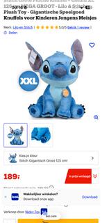Gigantische Nieuwe Stitch Knuffel, Ophalen, Nieuw, Overige typen