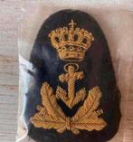 Marine Oude Pet Embleem Adelborst -3, Verzamelen, Embleem of Badge, Nederland, Marine, Verzenden