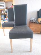 4 Eetkamerstoelen - Eiken poten, lederlook - Gebruikt, Ophalen