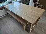 Salontafel + eettafel set te koop!, Ophalen, Gebruikt, Eikenhout, 50 tot 100 cm
