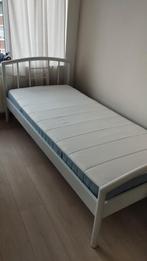 Eenpersoons bed IKEA, Huis en Inrichting, Slaapkamer | Bedden, 90 cm, Gebruikt, Eenpersoons, Wit