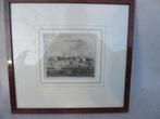 Kopergravure 1749 Arnoldus Montanus Sas v Gent stadsgezicht