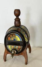 vintage wijnvat met kraan, Antiek en Kunst, Antiek | Keramiek en Aardewerk, Ophalen of Verzenden