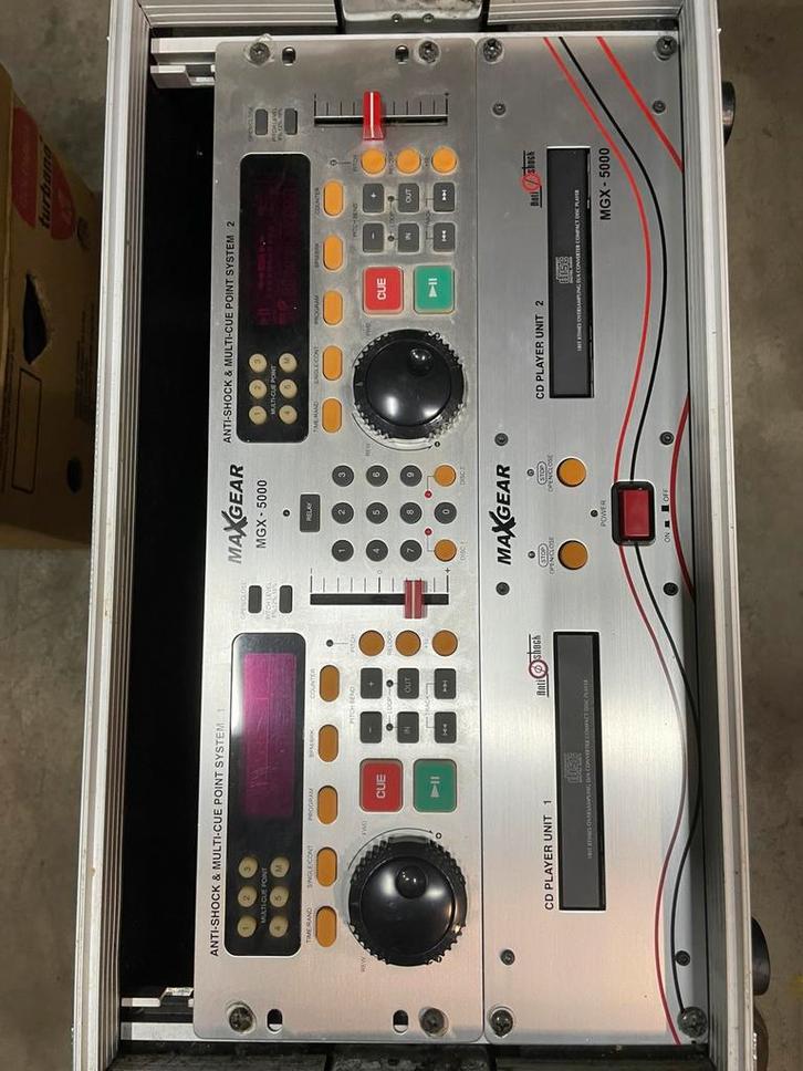 Maxgear dj set anti shock & multi-cue point system cd speler, Muziek en Instrumenten, Dj-sets en Draaitafels, Gebruikt, Overige merken
