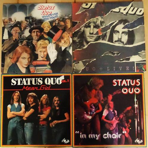 STATUS QUO   4 albums - 5 LP's, Cd's en Dvd's, Vinyl | Rock, Gebruikt, Rock-'n-Roll, 12 inch, Ophalen of Verzenden