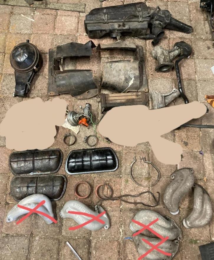 Motor onderdelen vw kever bus t1 t2 type 3 karmann ghia, Auto-onderdelen, Motor en Toebehoren, Oldtimer onderdelen, Porsche, Volkswagen