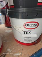 Glidden Tex Matt 10L diverse kleuren., Ophalen, 5 tot 10 liter, Grijs, Verf