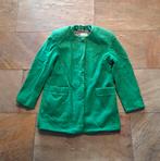 Groene wollen jas - Springgarden - 40, Maat 38/40 (M), Ophalen of Verzenden, Zo goed als nieuw, Vintage