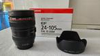 Canon EF 24-105mm F/4 L IS USM, Audio, Tv en Foto, Fotografie | Lenzen en Objectieven, Ophalen, Gebruikt, Standaardlens, Zoom