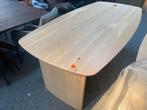 Tafel deens ovaal massief eiken 160x90 van 999 nu 459, Huis en Inrichting, Tafels | Eettafels, Ophalen, Eikenhout, Nieuw, 50 tot 100 cm