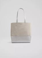 Luxe LK Bennett Adley Grijze Suede Tote Bag – Nieuw met zak, Verzenden, Nieuw, Grijs, Shopper