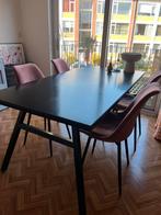 Zwarte tafel 180cm. Merk: Zuiver, Huis en Inrichting, Tafels | Eettafels, Ophalen, Gebruikt, 50 tot 100 cm, Vier personen