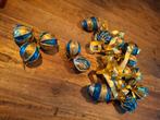 Blauw gouden kerstballen, Diversen, Kerst, Ophalen of Verzenden