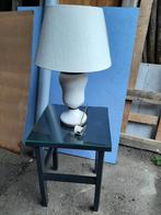 Tafellamp / Bed lamp op tafeltje, Huis en Inrichting, Lampen | Vloerlampen, Minder dan 100 cm, Gebruikt, Glas, Ophalen