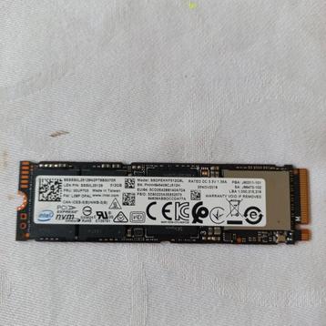 Intel Pro 7600p 512GB nvme SSD beschikbaar voor biedingen