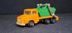 Majorette Vuilniswagen - Vintage Scania BIEDEN, Hobby en Vrije tijd, Modelauto's | Overige schalen, Ophalen of Verzenden, Gebruikt