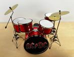 ACDC chrome rood miniatuur drumstel mini drum decoratie, Verzamelen, Muziek, Artiesten en Beroemdheden, Info@deconoord.nl, Deco Noord