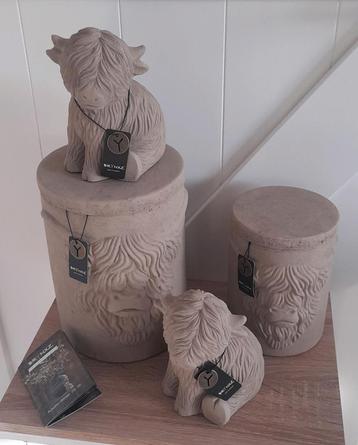 Brynxz Majestic taupe Schotse Hooglander Scotty set  beschikbaar voor biedingen