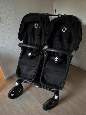 Bugaboo Donkey 5 Duo midnight black voor meerlingen, zgan beschikbaar voor biedingen