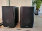 Elac Boekenplank Speakers, Gebruikt, 60 tot 120 watt, Front, Rear of Stereo speakers, Ophalen