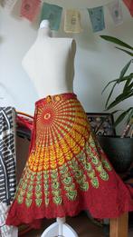 Goa hippie boho ibiza india tribal wikkelrok rok mandala, Kleding | Dames, Rokken, Ophalen of Verzenden, Zo goed als nieuw, Maat 38/40 (M)
