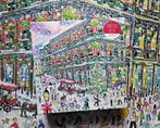 Puzzel Galison ' christmas in New Orleans' by Storrings, Hobby en Vrije tijd, Ophalen, 500 t/m 1500 stukjes, Zo goed als nieuw