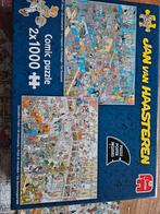 Jan van Haasteren 2x1000 stukjes - Bouwmarkt & Renovatie, Ophalen of Verzenden, 500 t/m 1500 stukjes, Zo goed als nieuw