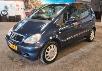 Mercedes-Benz A-Klasse 1.6 A140 Automaat 2002 Blauw Airco beschikbaar voor biedingen
