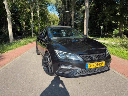 Seat Leon Cupra 2.0 TSI 300PK Dsg-6 2017 Zwart, Auto's, Seat, Particulier, Leon, ABS, Achteruitrijcamera, Airbags, Airconditioning