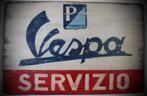 Handgeschilderd houten reclamebord/Vespa/Piaggio/Italië, Verzamelen, Reclamebord, Ophalen of Verzenden, Zo goed als nieuw