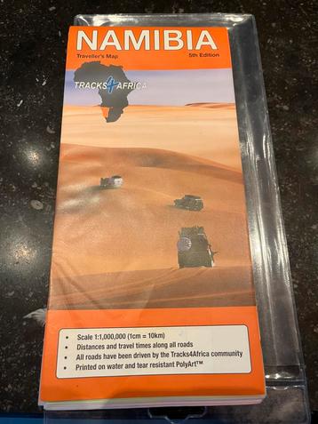 Tracks4Africa 5th edition Namibia onverwoestbare kaart beschikbaar voor biedingen