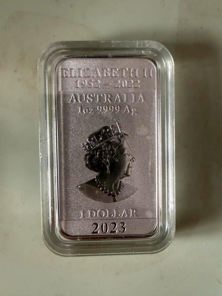 Rectangular dragon  2023, Postzegels en Munten, Edelmetalen en Baren, Zilver, Ophalen of Verzenden