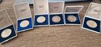 Nederland 6x zilveren Tientjes Juliana 1973 prooflike, Postzegels en Munten, Munten | Nederland, Koningin Juliana, Setje, Zilver