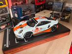 IXO 1:18 Porsche 911 (991) RSR Gulf 24h Le Mans 2018, Nieuw, Ophalen of Verzenden