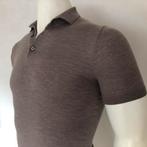 Gentiluomo poloshirt - 100% fine merinowol - heren, Bruin, Verzenden, Zo goed als nieuw, Gentiluomo