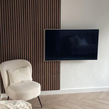 OP=OP! Wandpanelen Eiken, Zwart, Eiken Gerookt 280/52 TOP! beschikbaar voor biedingen