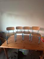 Antieke Kinderstoeltjes - Set van 4, Huis en Inrichting, Stoelen, Ophalen, Gebruikt, Bruin, Vier