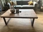 Salontafel mango hout industrieel look, Ophalen, Gebruikt, 100 tot 150 cm, 50 tot 100 cm