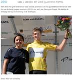 Wielershirt ACHT VAN BLADEL - witte trui - DANNY VAN POPPEL, Ophalen of Verzenden, Overige typen