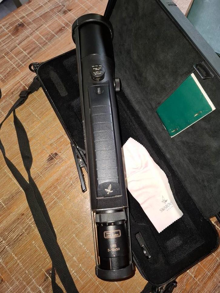 Swarovski Richtkijker LRS 3-12x50 - Topconditie!, Audio, Tv en Foto, Optische apparatuur | Verrekijkers, Zo goed als nieuw, Overige typen