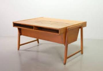 Bureau - Clausen & Maerus Oak Writing Desk beschikbaar voor biedingen
