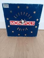 Monopoly Europese editie, Hobby en Vrije tijd, Gezelschapsspellen | Bordspellen, Ophalen of Verzenden, Zo goed als nieuw